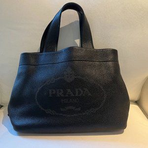 PRADA Logo Tote Performa Handbag